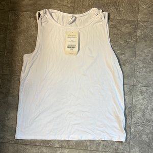 White tank with tag still on
